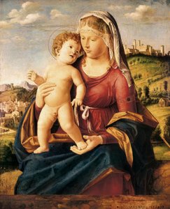 "Madonna és gyermeke" alkotó: Giovanni Battista Cima da Conegliano