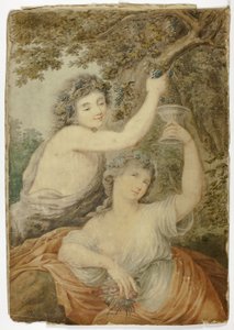 Bacchus és Maiden alkotó: Giovanni Battista Cipriani