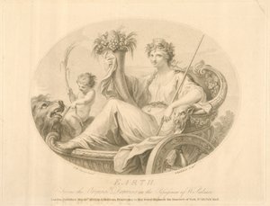 Föld, Francescco Bartolozzi (1727-1815) metszete, megjelent London, 1803 (litho)