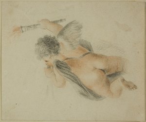Putto fáklyával