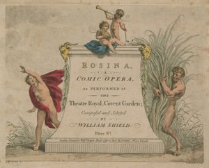 Rosina, egy komikus opera a Theatre Royal-ban, Covent Gardenben alkotó: Giovanni Battista Cipriani