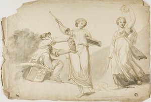 Thalia, Clio és Melpomene alkotó: Giovanni Battista Cipriani