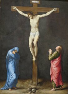 Keresztre feszítés alkotó: Giovanni Battista Cremonini