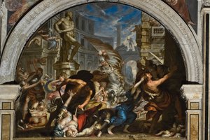 Az ártatlanok lemészárlása, 1690-91 körül alkotó: Giovanni Battista Merano