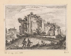 Rom egy tájban Il Medesino (cím az objektumon) Róma kilátásai (sorozat címe) Alcune vedute et prospettive di luoghi dishabitati di Roma (sorozat címe)