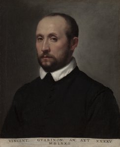 Vincenzo Guarignoni portréja, c. 1572. alkotó: Giovanni Battista Moroni