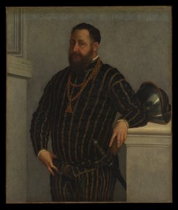 Férfi portréja alkotó: Giovanni Battista Moroni