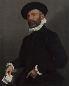 Lavvocato levelet tartó férfi portréja, c. 1570 alkotó: Giovanni Battista Moroni