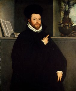 Egészséges férfi portréja, Giovanni Battista Moroni (1525-1578 körül) alkotó: Giovanni Battista Moroni