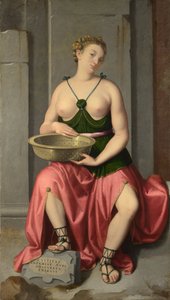 A Vestal Virgin Tuccia, 1555 körül