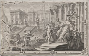 Róma új térképe, amelyet Giambattista Nolli hozott napvilágra MDCCXLVII. évben, La Pianta Grande di Roma néven