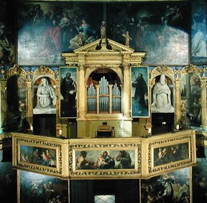 Az orgona látképe, 1615 alkotó: Giovanni Battista Novello