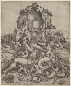 Léda és a hattyú alkotó: Giovanni Battista Palumba
