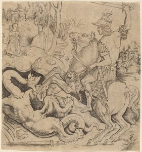 Szent György és a sárkány alkotó: Giovanni Battista Palumba