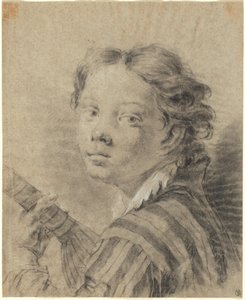 Egy fiú lanttal alkotó: Giovanni Battista Piazzetta