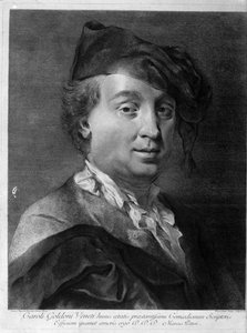Carlo Goldoni 1707-1793, 18. század közepe. alkotó: Giovanni Battista Piazzetta