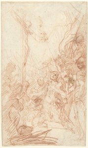 A százados a kereszt alatt alkotó: Giovanni Battista Piazzetta