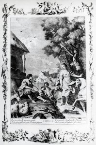 Erminiát pásztor köszönti, VII. ének, Jeruzsálem kézbesítve alkotó: Giovanni Battista Piazzetta