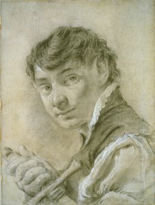Portré egy kardot tartó fiatalemberről alkotó: Giovanni Battista Piazzetta
