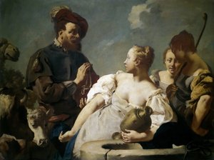 Rebeka a kútnál, c. 1740.