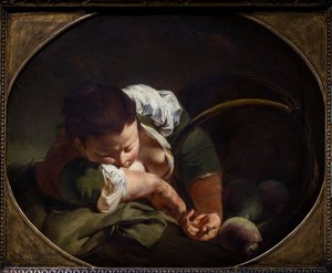 Alvó parasztlány alkotó: Giovanni Battista Piazzetta