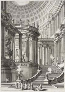 Ókori templom alkotó: Giovanni Battista Piranesi