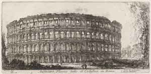 A Colosseum néven ismert Flavius-amfiteátrum alkotó: Giovanni Battista Piranesi