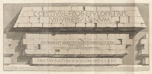Antichit? romane (Római régiségek), vol. III alkotó: Giovanni Battista Piranesi