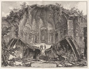Canopus Isten templomának maradványai Hadrianusnál alkotó: Giovanni Battista Piranesi
