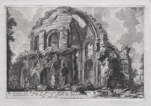 Minerva Medica templomának maradványa alkotó: Giovanni Battista Piranesi