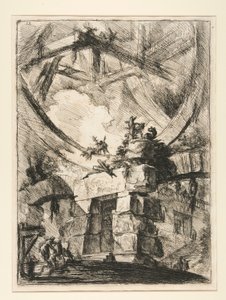 Carceri, IX: Az óriáskerék alkotó: Giovanni Battista Piranesi