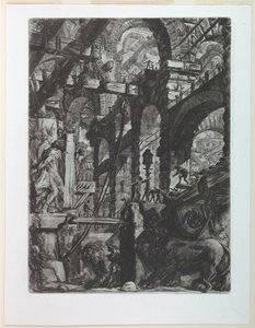 Börtönök sorozat, V. tábla alkotó: Giovanni-Battista Piranesi