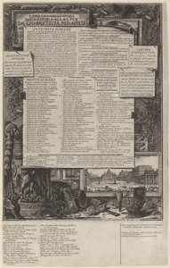 Művek katalógusa alkotó: Giovanni Battista Piranesi