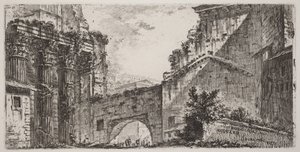 Augustus fóruma alkotó: Giovanni Battista Piranesi