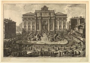 Trevi-kút alkotó: Giovanni Battista Piranesi