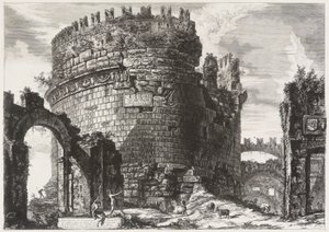Caecilia Metella síremléke alkotó: Giovanni Battista Piranesi