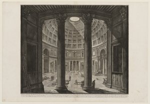 A Pantheon belseje alkotó: Giovanni Battista Piranesi