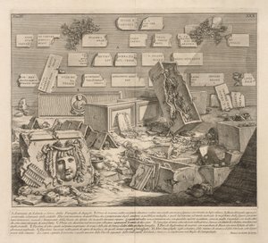 Liberti és Servi feliratai alkotó: Giovanni Battista Piranesi