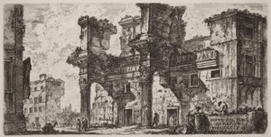 A Nerva-forum egy része alkotó: Giovanni Battista Piranesi