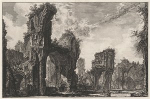A Sisto romjai, avagy az Antoninus-fürdők nagy terme alkotó: Giovanni Battista Piranesi