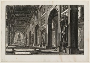 Lateráni Szent János-bazilika, belső tér alkotó: Giovanni Battista Piranesi