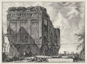 Tempel van Salus Rómában Ősi templom, közismertebb nevén della Salute a Via d