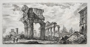 Jupiter Thunder temploma alkotó: Giovanni Battista Piranesi