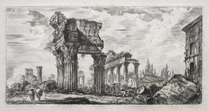 Jupiter Thunder temploma. alkotó: Giovanni Battista Piranesi