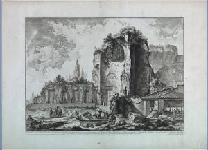 Vénusz temploma Rómában alkotó: Giovanni Battista Piranesi