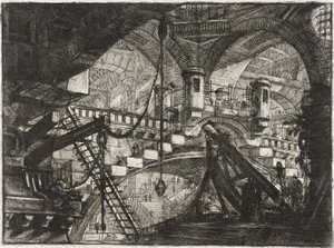 A boltív kagylódísszel alkotó: Giovanni Battista Piranesi