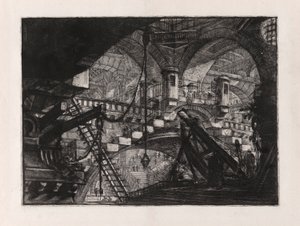 Az ív kagylódísszel, 11. tábla Carceri d alkotó: Giovanni-Battista Piranesi