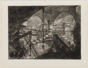 A kagylódíszes boltív alkotó: Giovanni Battista Piranesi