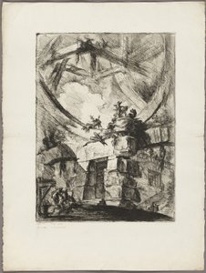 Az Óriáskerék, 9-es tábla a képzeletbeli börtönökből alkotó: Giovanni Battista Piranesi