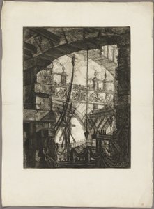 A Grand Piazza, 4. tábla a Képzelt börtönökből alkotó: Giovanni Battista Piranesi